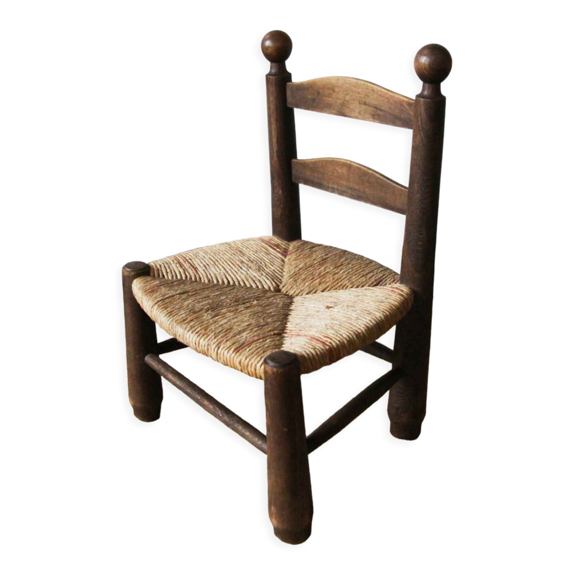 Children's straw chair