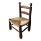 Children's straw chair