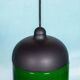 Minimalist glass pendant light Peil & Putzler from the space age