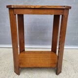 Art Deco Octagonal Console Table with 2 Trays