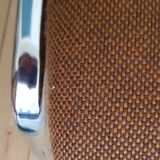 70's metal and fabric office chair