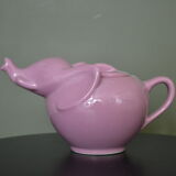 Théière éléphant rose