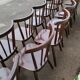 Lot de 20 chaises de bistrot bois - vintage
