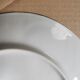 Ensemble de 6 assiettes Pillivuyt porcelaine blanche