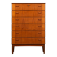 Commode en teck haute de design danois, années 1960