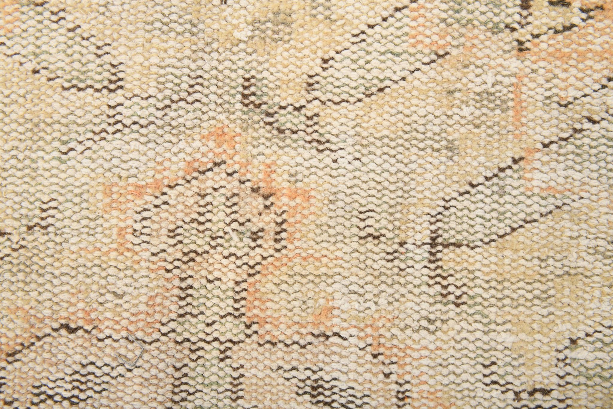 Hand Woven Peach Color Turkish Vintage Rug, 179x288 Cm