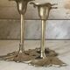Vintage brass flower chandelier