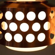 Suspension d'époque spatiale années 60/70, suspension lumineuse suédoise
