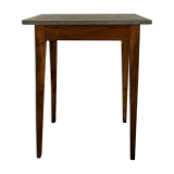 Old zinc tray farm table