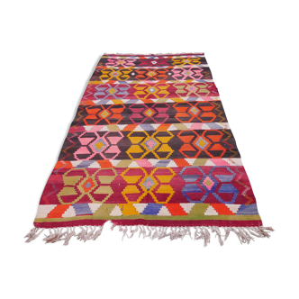 Old Oriental carpet kilim Anatolia 300 x 155 cm