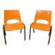 Paire de chaises pour enfant vintage