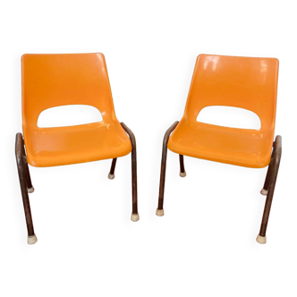Pair of vintage children's chairs