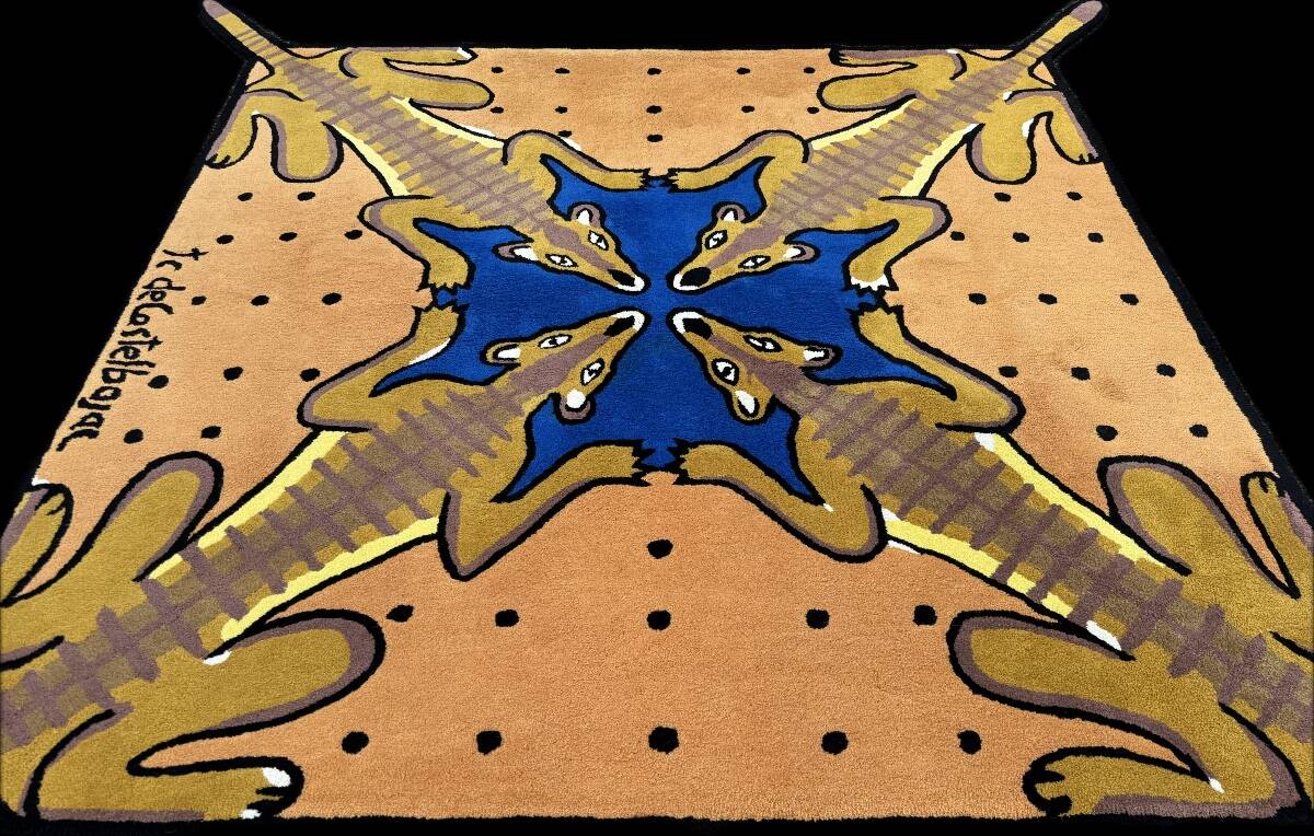 Desert Bar Rug by JC de Castelbajac 200x200 cm