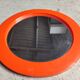 Round mirror plastic orange pop design 70