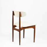 Set of 2 Danish chairs in afrormosia, Denmark, 1960s