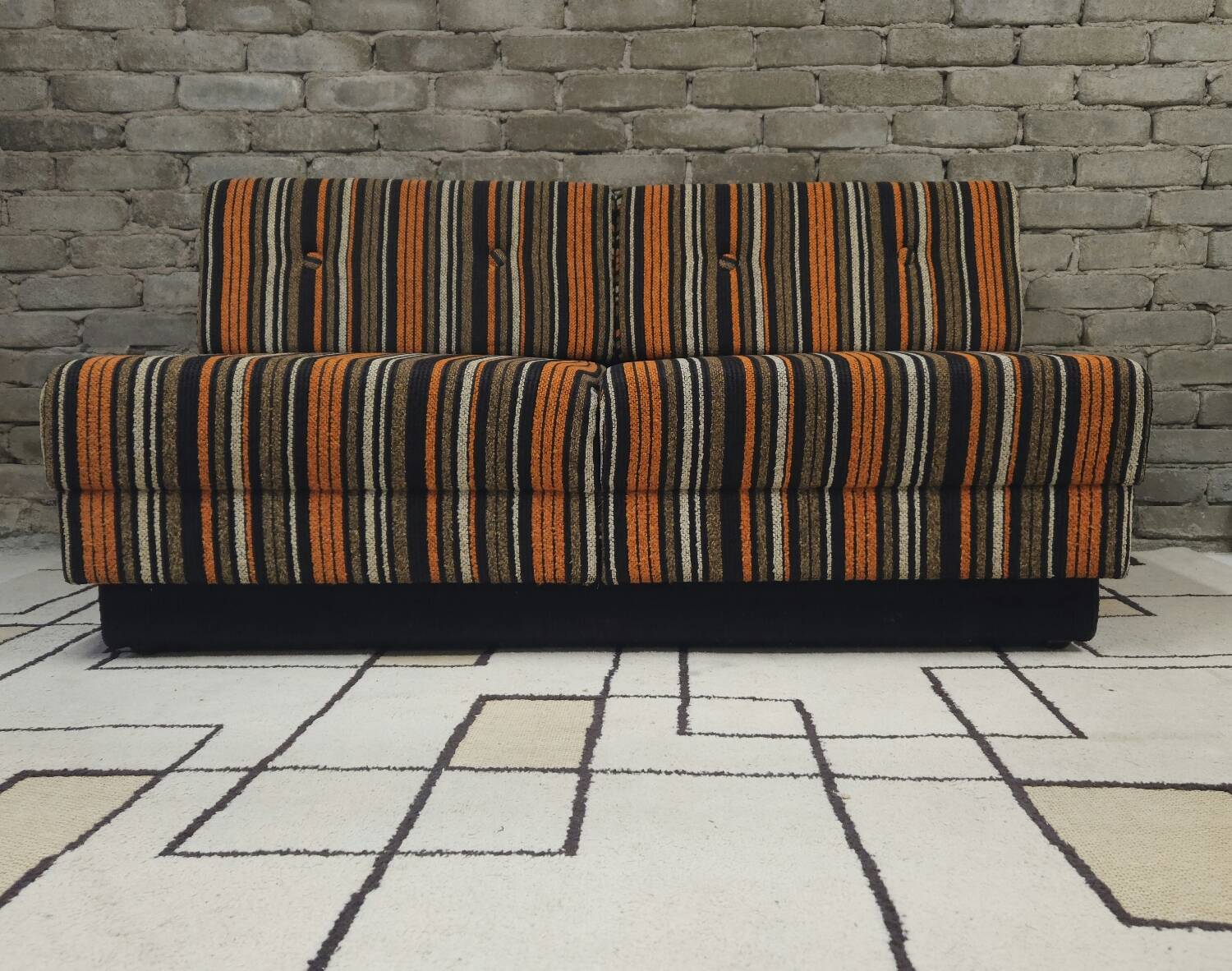 Daybed canapé modulable 1970 vintage