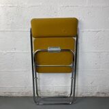 Mustard yellow folding chair
