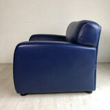 80's Steiner chair in blue leather