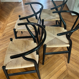 Set of 4 CH24 Wishbone Chairs by Hans Wegner for Carl Hansen