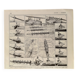Lithograph on rowing - 1930