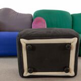 Cannaregio Modular Sofa with Footrest by Gaetano Pesce for Cassina, Italy 1986