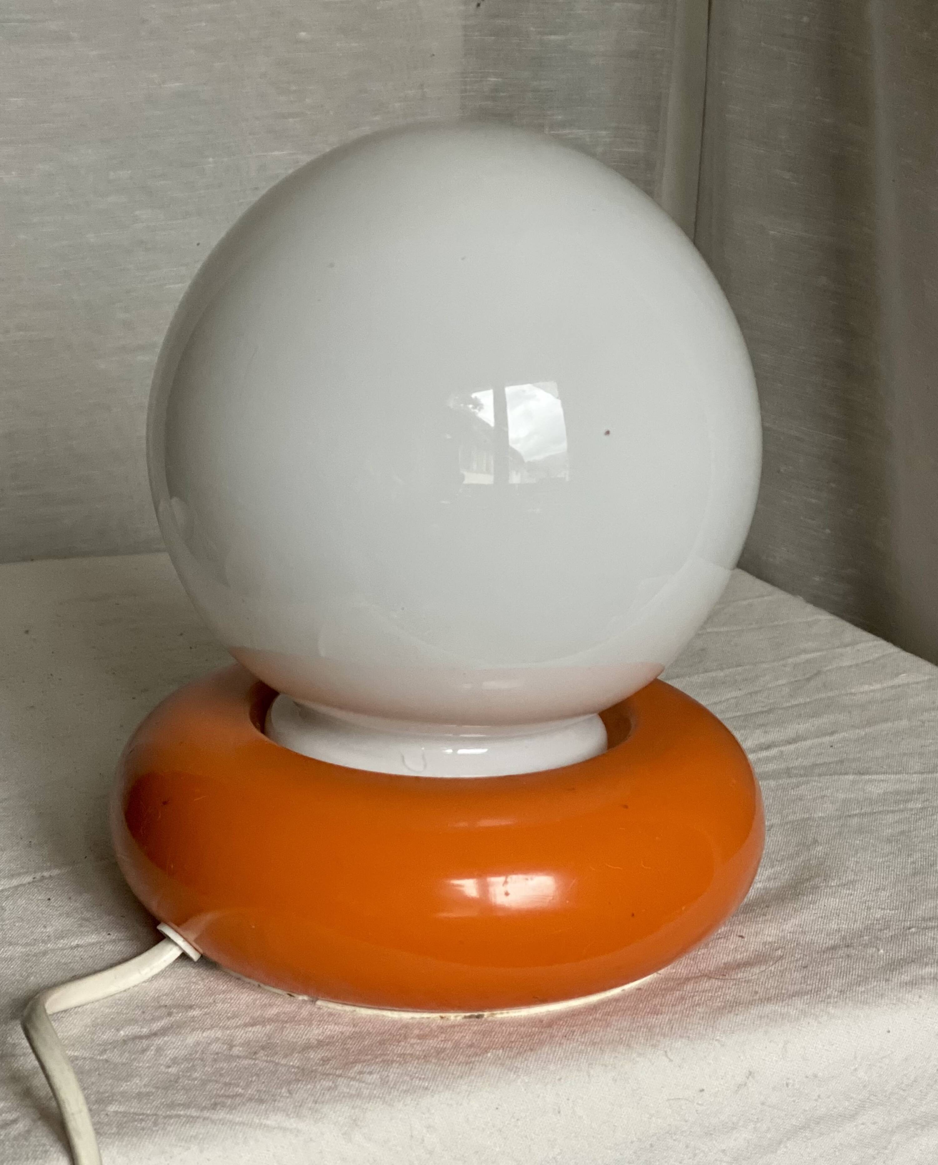Targetti SANKEY globe lamp design Space Age 1970