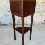 Vintage corner shelf on tripod legs, circa 50/60