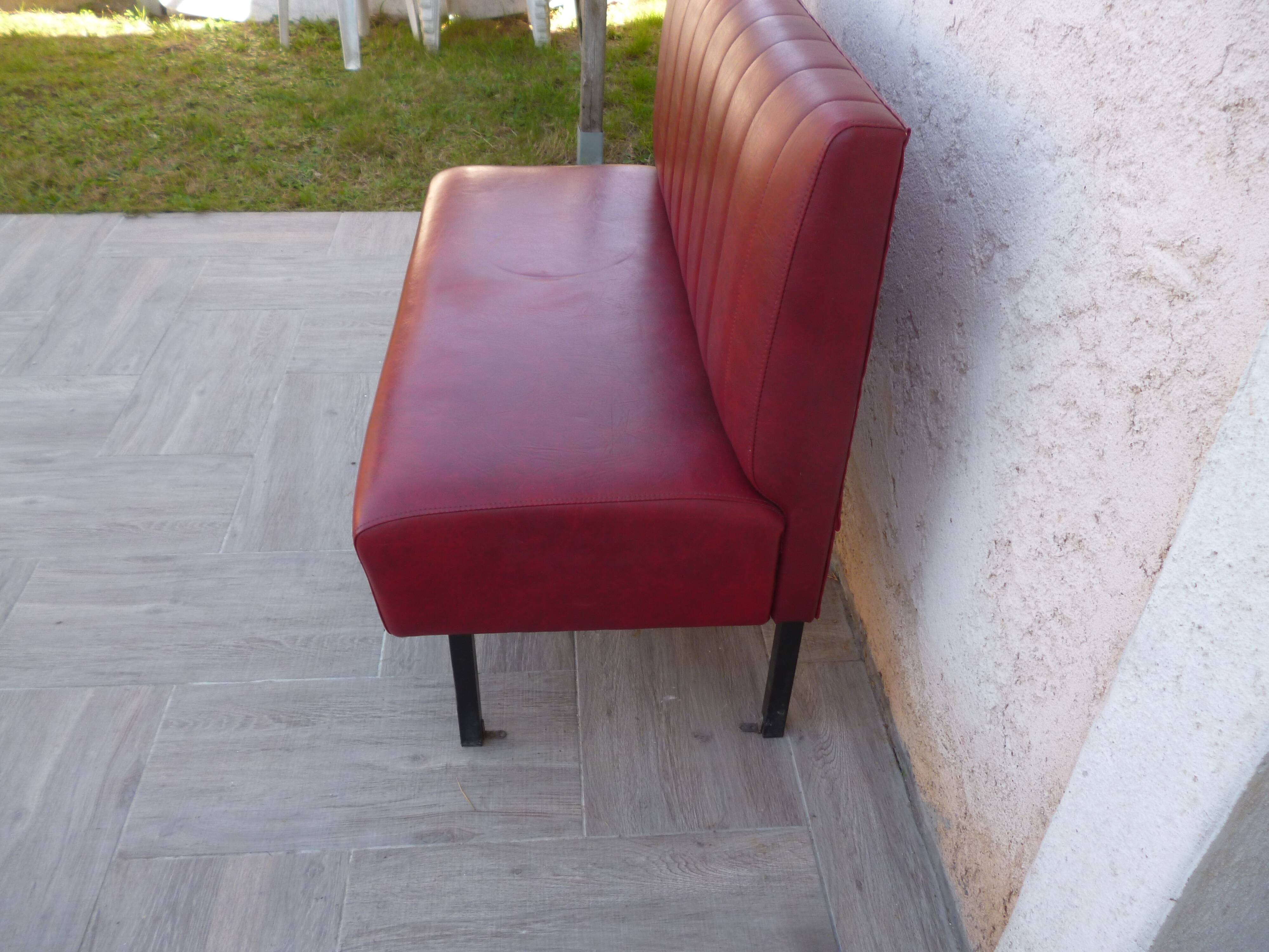 Vintage bistro bench