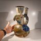 Vase sculpture zoomorphe "oiseau incas n°3225" en grès, 1950