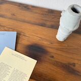 Table de ferme bureau noyer XIXème