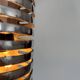 Pair of vintage wall lights, chrome metal, France 1970
