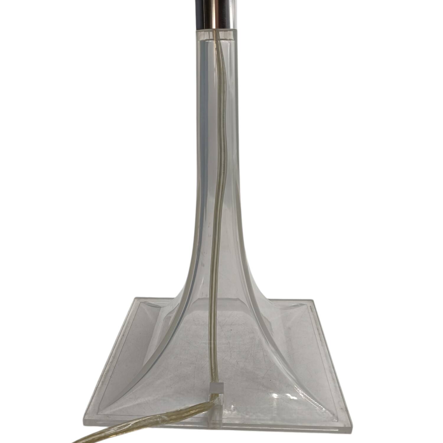 Vintage Plexiglas lamp - minimalist design 80's