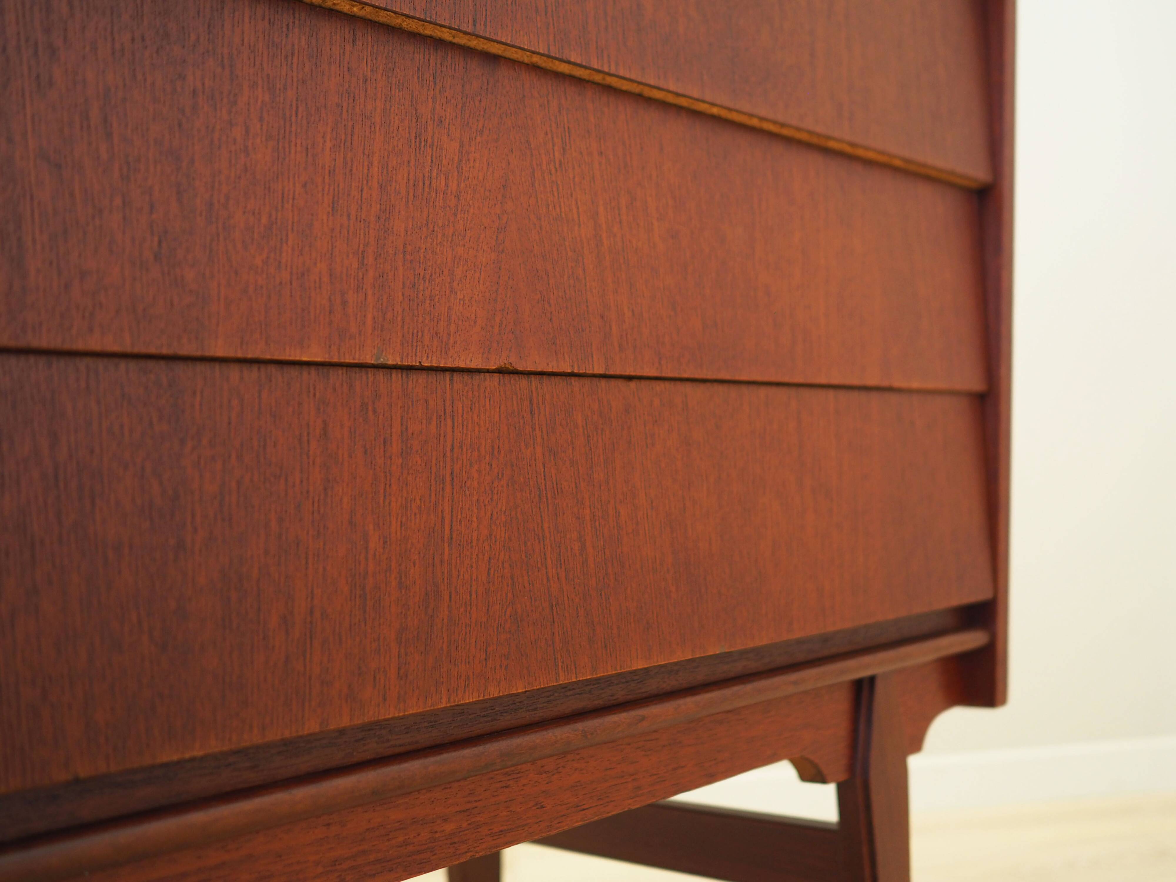 Teak secretary, Danish design, 1970s, production: Denmark