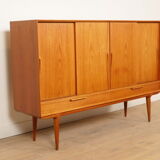 Vintage cabinet | Danish design | sliding doors | Gunni Omann | 180 cm