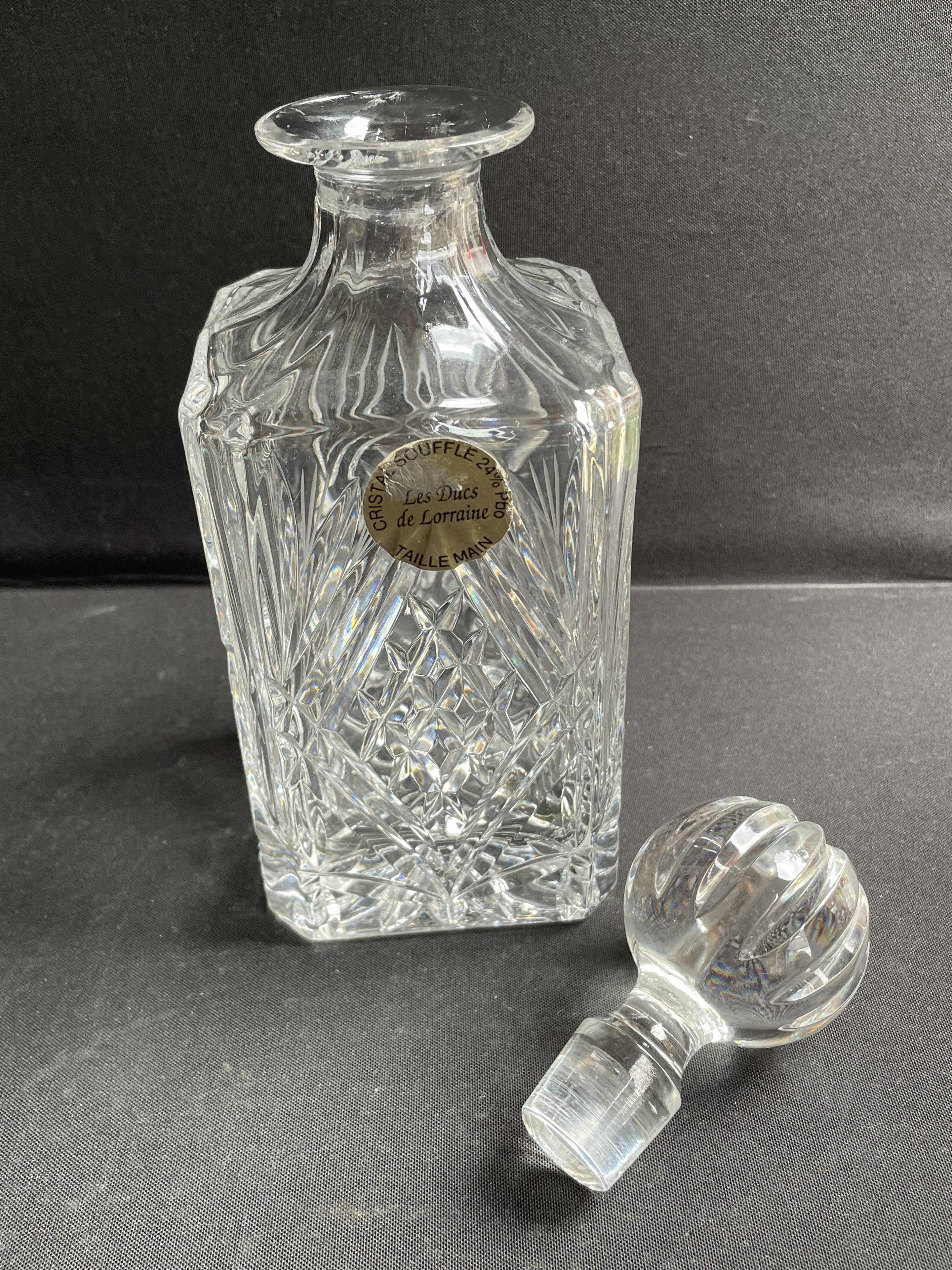 Carafe à whisky cristal taillé – Les Ducs de Lorraine