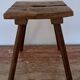Tabouret de traite, art paysan (XIXe siècle)