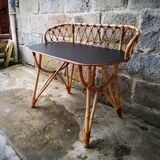 Bureau en rotin