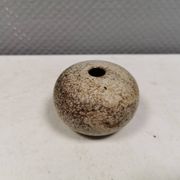 Small, lovely "hollow" ceramic vase, Danish from the 1970s.