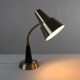 Table / Desk Lamp Model 600/5 by Gemi — Swedish Modernism in Black & Brass, 1960s