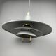 Large Danish AB BELID pendant lamp with handle, white, 1970/80