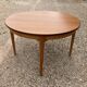 Table ronde scandinave avec rallonge