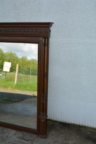 Fireplace mirror, trumeau, Henri II - 88x115cm