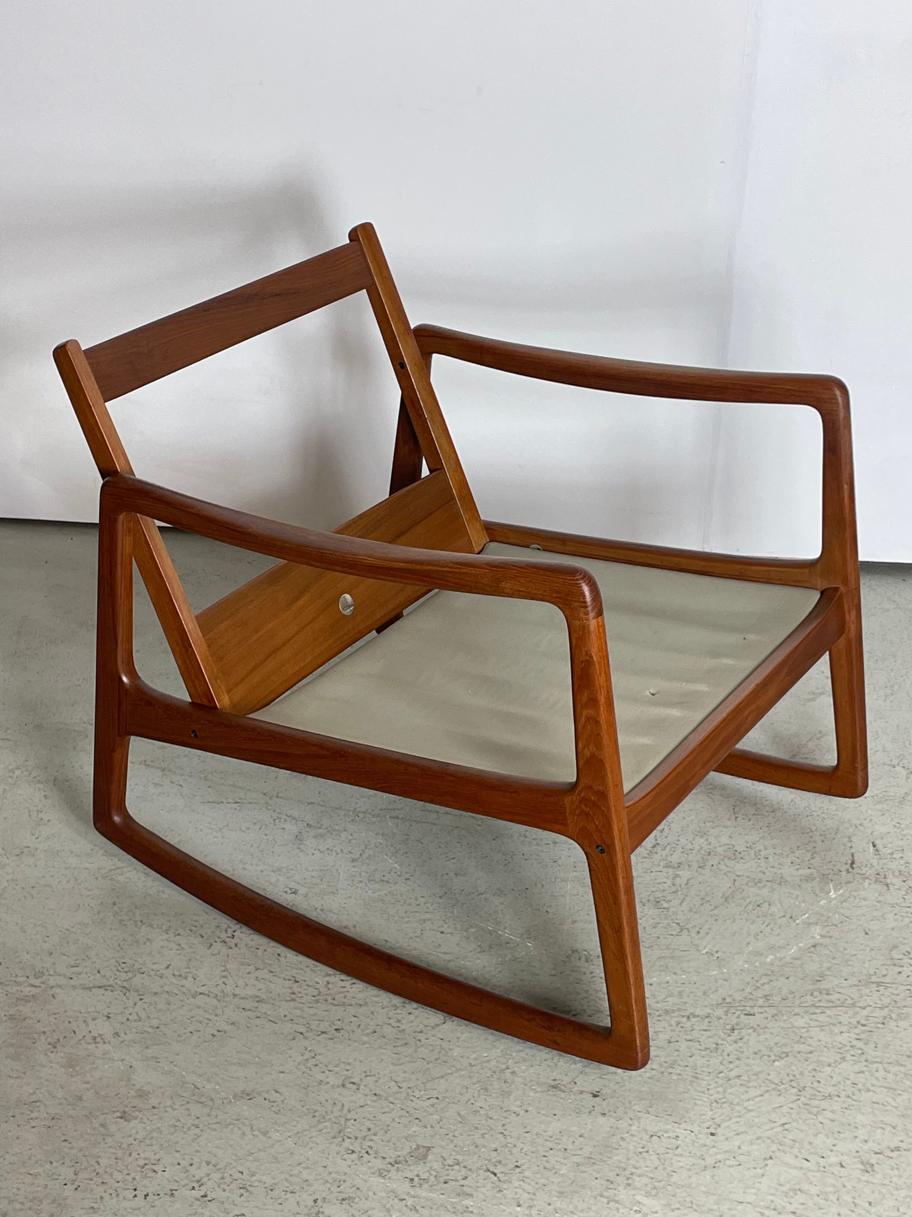 Rocking chair by Ole Wanscher for France&Son, Denmark