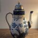 Antique fine English porcelain coffee pot