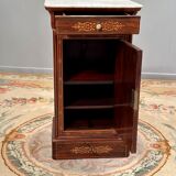 Bedside of the period Charles X in marquetry XIXth