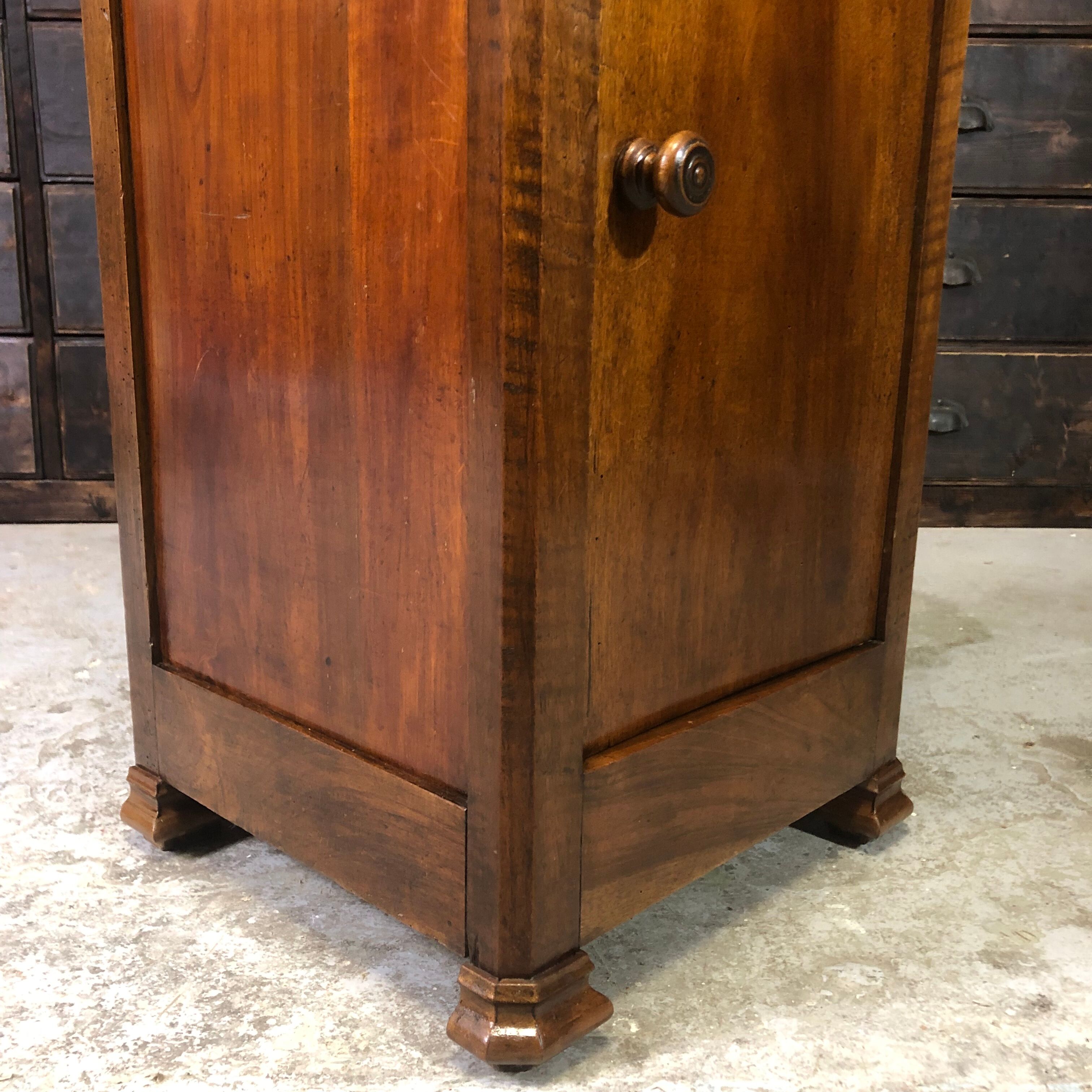 Louis Philippe wooden bedside table
