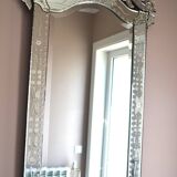 Large Venetian Pedimented Mirror, Italy – Early 20th Century