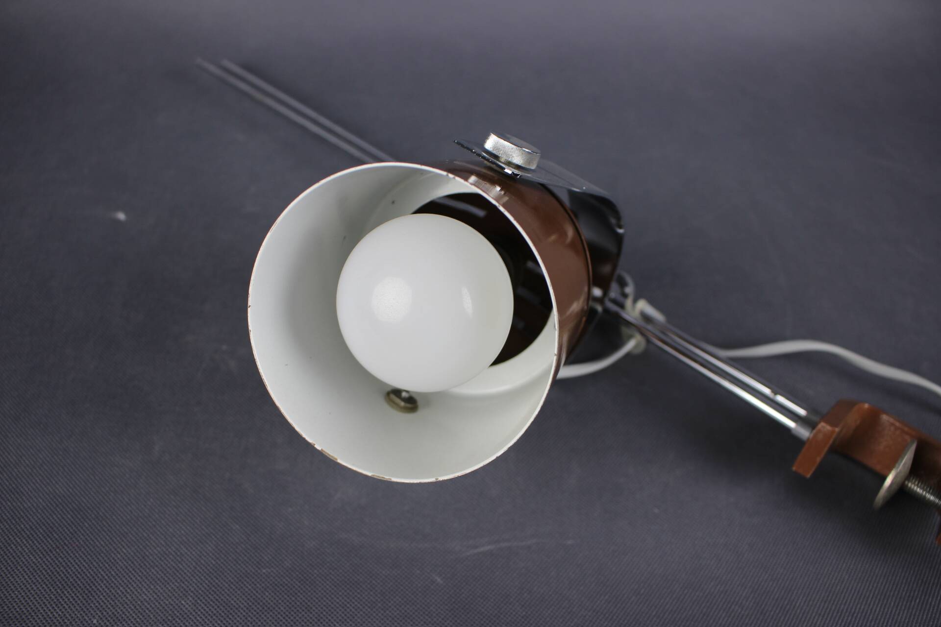 Mid-Century Adjustable Clamp Lamp by Stanislav Indra, Czechoslovakia, 1970s