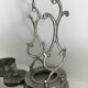 Ancienne cafetière à renversement en métal argenté