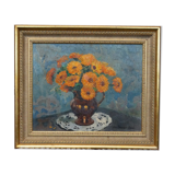Oil on canvas, Chauleur-Ozeel Jane, bouquet of flowers